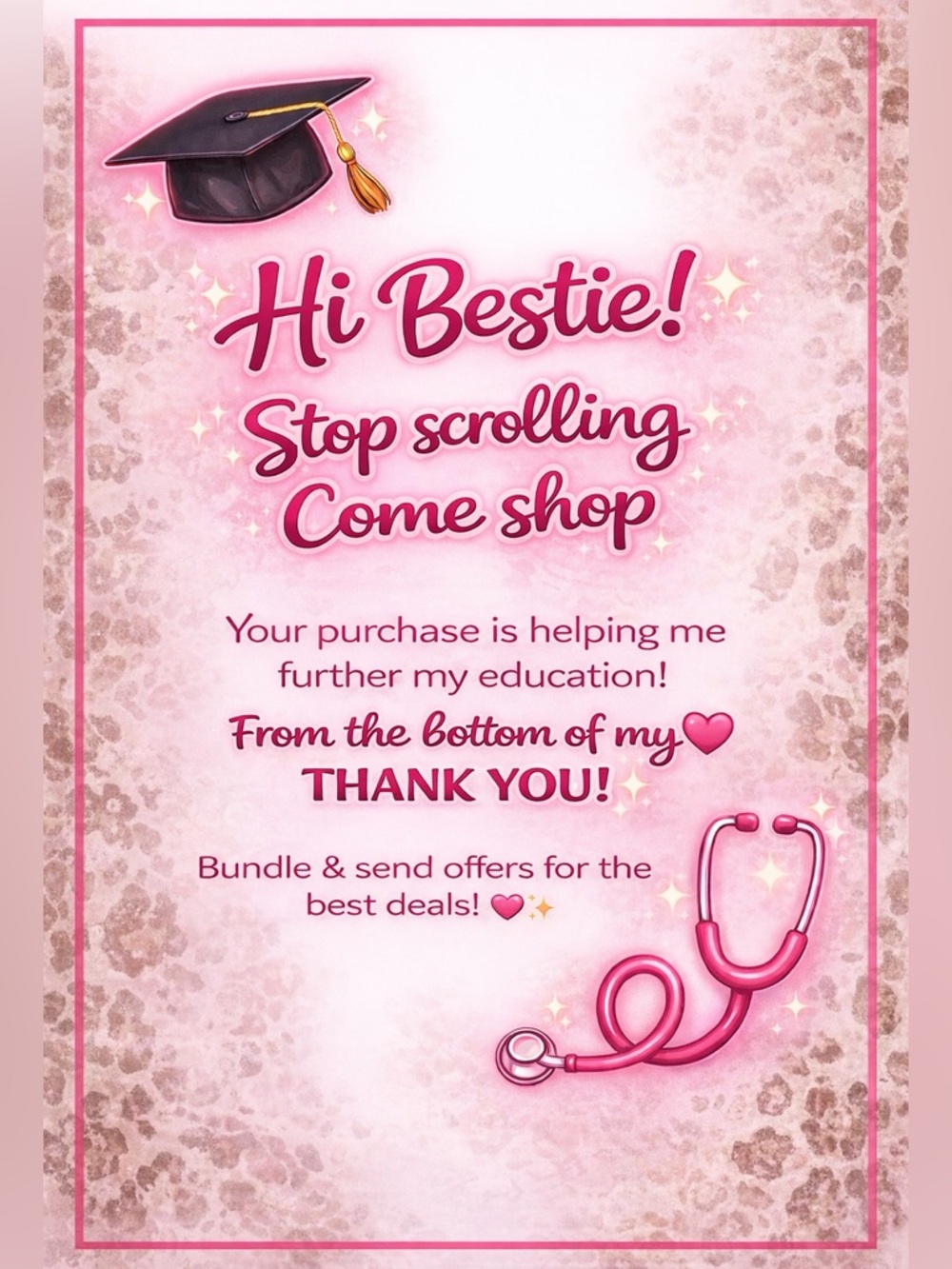 Hi Bestie! Stop scrolling & come shop!
